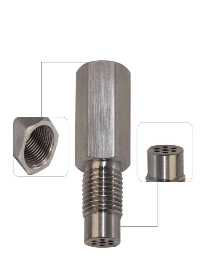 Car Universal O2 Oxygen Sensor Spacer Engine Light Adapter Bung Catalytic Converter Fix - Image 2